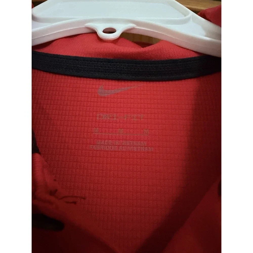 Nike Men's‎ Football Sideline Dri-Fit Polo CT4581-657 Red Performance Medium